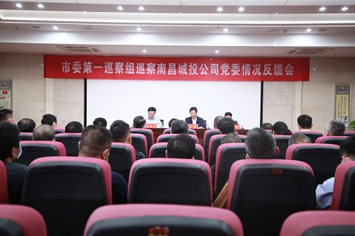 16014544063205884 市委第一巡察组向南昌城投公司党委反馈巡察情况